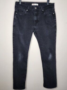 Signature Levi's Slim Fit Jeans — Faded Black, W30 | Stretch Denim